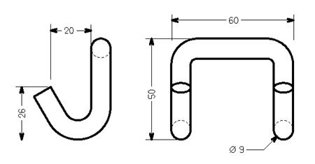 Schéma technique du produit Crochet bord de rive